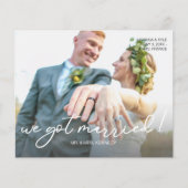 Budget Wir Got Verheiratet S Foto Hochzeitsankündi (Vorderseite)