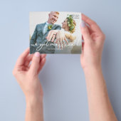 Budget Wir Got Verheiratet S Foto Hochzeitsankündi Flyer (Gruppe)