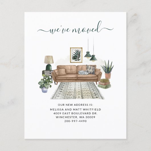 Budget Wir haben Chic Moving Ankündigung verschobe (Vorderseite)