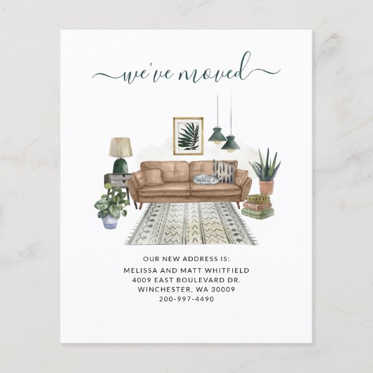 Budget Wir haben Chic Moving Ankündigung verschobe Flyer (Vorne)