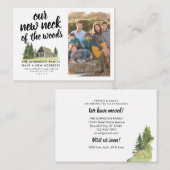 Budget Wir haben das neue Neck Woods Foto verschob Mitteilungskarte (Vorne/Hinten)