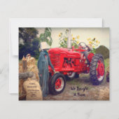 Budget Wir haben den landwirtschaftlichen Traktor  (Vorderseite)