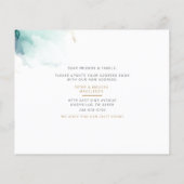 Budget Wir haben die Ankündigung einer neuen Adres (Rückseite)