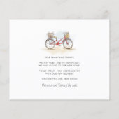 Budget Wir haben die Ankündigung, Fahrräder zu bew (Rückseite)