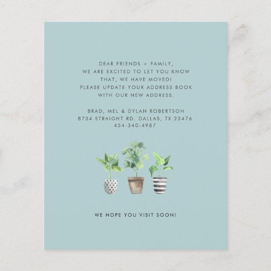 Budget Wir haben die Ankündigung "New Roots Moving (Rückseite)