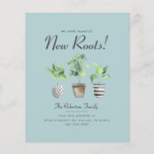 Budget Wir haben die Ankündigung "New Roots Moving (Vorderseite)