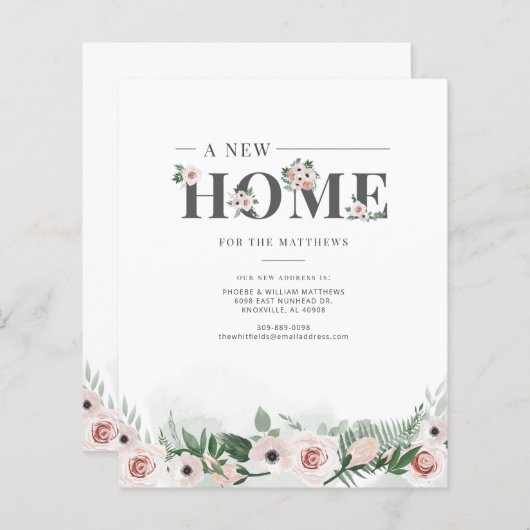 Budget Wir haben die Ankündigung über den Blumenha (Vorne/Hinten)