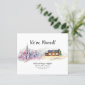 Budget Wir haben die Ankündigung "Umziehen Land" v (Stehend Vorderseite)