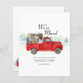 Budget Wir haben die Ankündigung von Adressänderun (Vorne/Hinten)