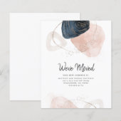 Budget Wir haben die Ankündigung von Adressänderun (Vorne/Hinten)