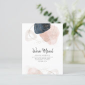 Budget Wir haben die Ankündigung von Adressänderun (Stehend Vorderseite)