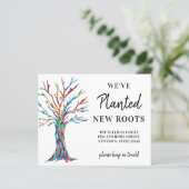 Budget Wir haben die Ankündigung von Familienbaum (Stehend Vorderseite)