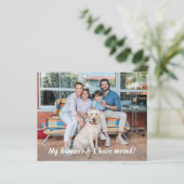 Budget Wir haben die Ankündigungskarte für Haustie (Stehend Vorderseite)