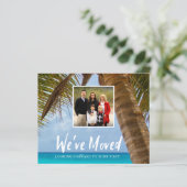 Budget Wir haben die Foto-Karte der Küstenpalme um (Stehend Vorderseite)