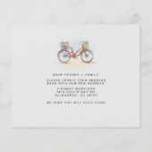 Budget Wir haben die neue Ankündigung zur Adressve (Rückseite)