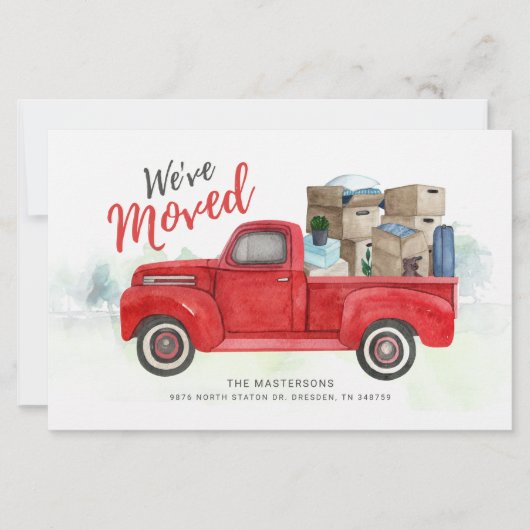 Budget Wir haben die neue Ankündigung zur Adressve (Vorderseite)