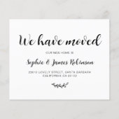 Budget Wir haben die neue Zuhause Moving Ankündigu (Vorderseite)