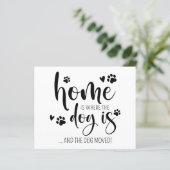 Budget Wir haben die Niedliche moderne Hunde-Umsti (Stehend Vorderseite)