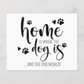 Budget Wir haben die Niedliche moderne Hunde-Umsti (Vorderseite)