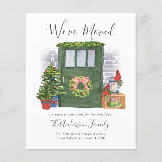 Budget Wir haben die Tür für Weihnachtsfeiertage v (Vorderseite)