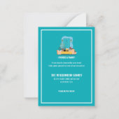 Budget Wir haben die Türe der Türkis verschoben Mitteilungskarte (Rückseite)