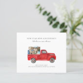 Budget Wir haben eine neue Adresskarte verschoben (Stehend Vorderseite)