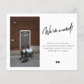 Budget Wir haben Foto verschoben Ankündigung (Vorderseite)