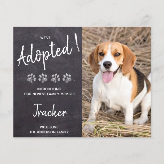 Budget Wir haben Hunde-Rettung Adoptiert neue Begl (Vorderseite)