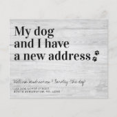 Budget Wir haben neue Adressenumlaufkarte verschob (Vorderseite)