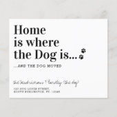 Budget Wir haben neue Adressenumlaufkarte verschob (Vorderseite)