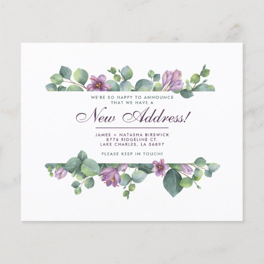 Budget Wir haben neue Zuhause Eukalyptus Botanical Flyer (Vorne)