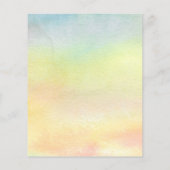 Budget Wir können frühzeitig abwarten Baby Dusche  (Rückseite)