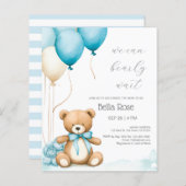 Budget Wir können frühzeitig abwarten Baby Dusche  (Vorne/Hinten)