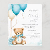 Budget Wir können frühzeitig abwarten Baby Dusche  (Vorderseite)