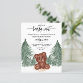 Budget Wir können frühzeitig abwarten Baby Dusche (Stehend Vorderseite)