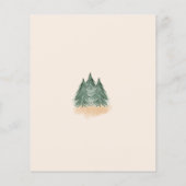 Budget Wir können frühzeitig abwarten Baby Dusche (Rückseite)