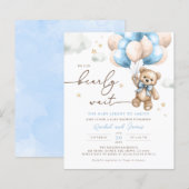 Budget Wir können frühzeitig abwarten Baby Dusche  (Vorne/Hinten)