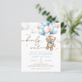 Budget Wir können frühzeitig abwarten Baby Dusche  (Stehend Vorderseite)