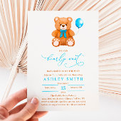 BUDGET Wir können frühzeitig auf Baby Boy Dusche w Flyer