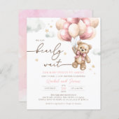 Budget Wir können frühzeitig warten, pink Baby Dus (Vorne/Hinten)