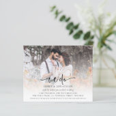 Budget Wir machen Foto Overlay QR Code Hochzeit Ei (Stehend Vorderseite)