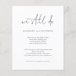 Budget Wir machen noch Skript Vow Erneuerung Einla