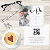 Budget Wir machen Skript Foto QR Code Hochzeit Ein