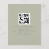 Budget Wir machen weiche Stufe QR Code Hochzeit ei (Rückseite)