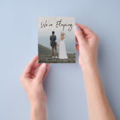 Budget Wir sind dabei, handschriftliche Einladung  Flyer (Gruppe)