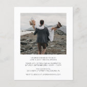 Budget Wir sind dabei, handschriftliche Einladung  Flyer (Hinten)