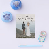 Budget Wir sind dabei, handschriftliche Einladung  Flyer (Einzeln)