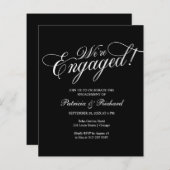 Budget Wir sind eine Verlobte Einladung zu einer e (Vorne/Hinten)