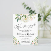 Budget Wir sind eine Verlobte Einladung zu einer e (Stehend Vorderseite)