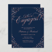 Budget Wir sind eine Verlobte Einladung zu einer e (Vorne/Hinten)